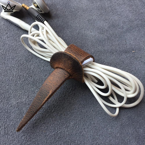 Porte-câble en cuir - LASSO - Atelier Atypique