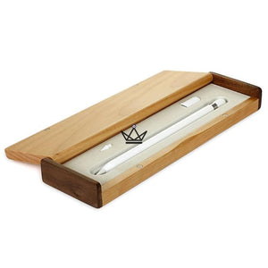 Boîte en bois avec support intégré pour Apple Pencil - Atelier Atypique