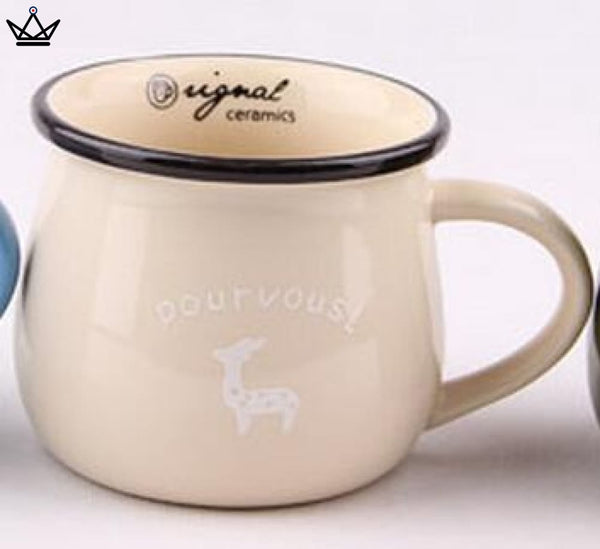 Mug vintage en céramique - RIGNAL - Atelier Atypique
